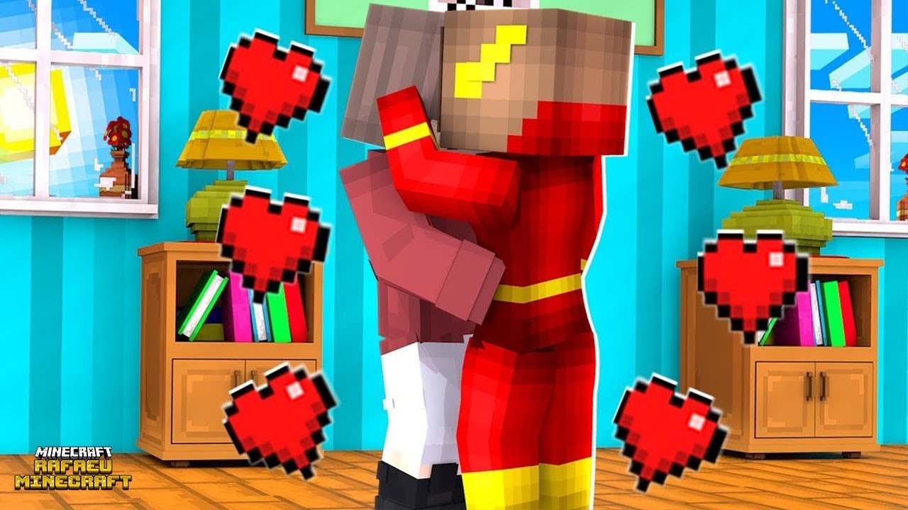 FLASHGIRL INVADIU a CASA do RAFAEU no Minecraft