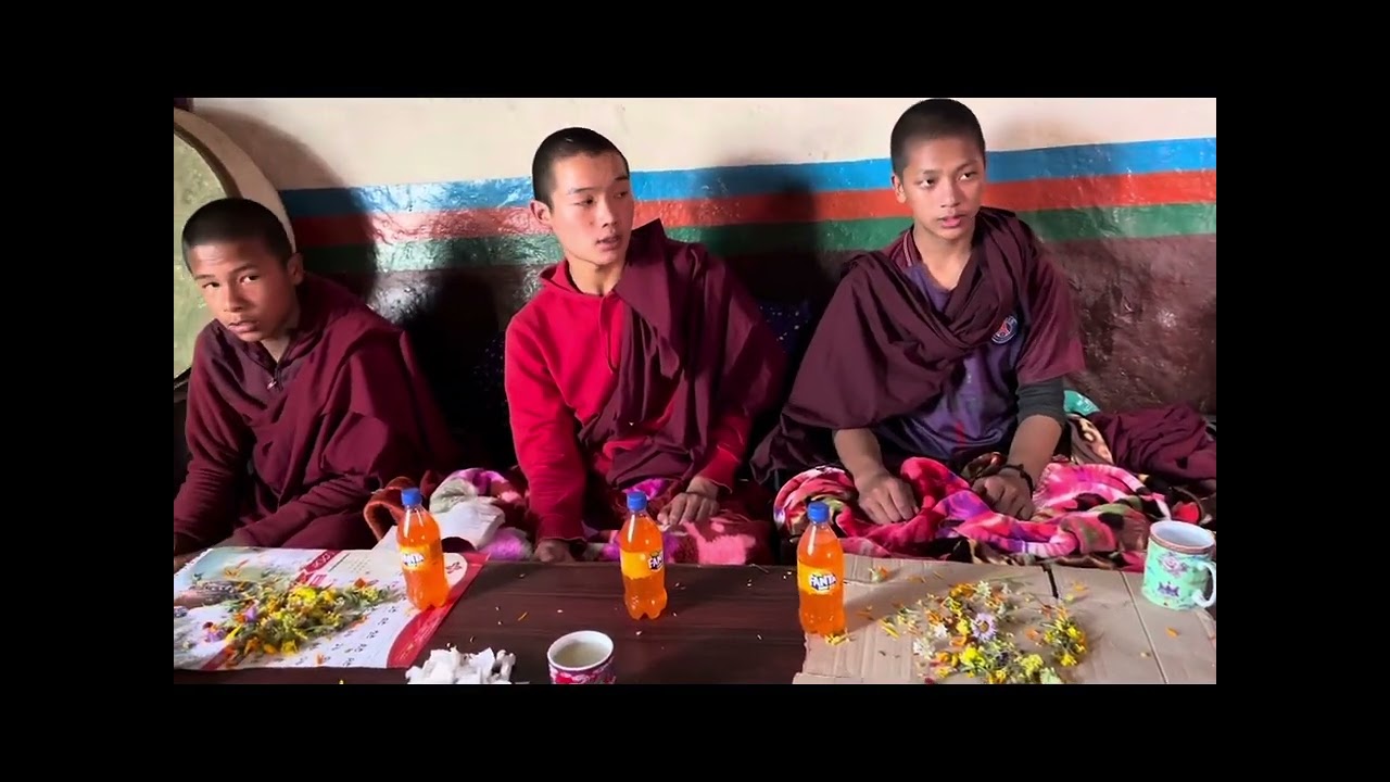 Marang ,Upper Mustang 2025 carrying religious textbook ceremony 🙏🙏