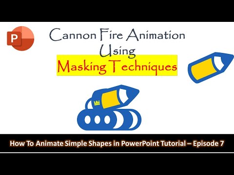 Cannon Fire Animation in PowerPoint | Animate Simple Shapes - Ep. 7