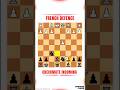 Watch out French Defence in Chess.