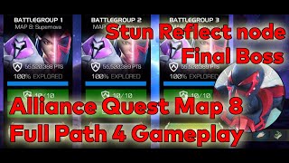 Alliance Quest Map 8 - Path 4 Full Gameplay | Tips & Final Boss Fight