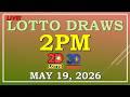 LOTTO RESULT 2PM DRAW MAY 19 2026 LottoResultTV15K 