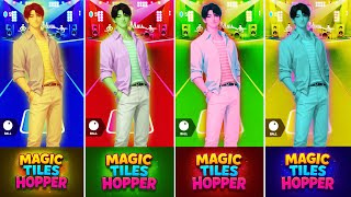 K-Pop Demon Hunters Jinu 💥 Magic Tiles Hopper 🎶 Megalovania Epic Color Rhythm Run 2026 screenshot 4