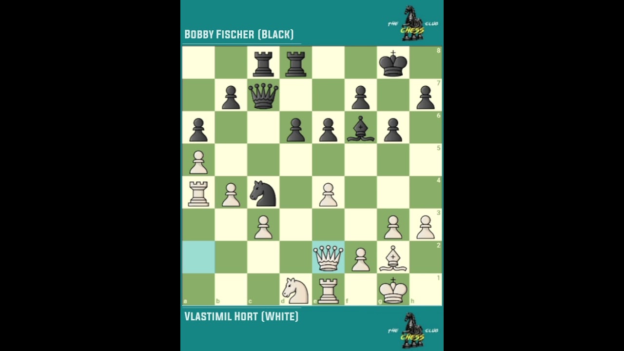 Vlastimil Hort vs Bobby Fischer ◉ World Chess Interzonal ‖ Palma de Majorca → Spain (1970)