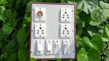 4 switch 3 socket 1 holder board wiring connection