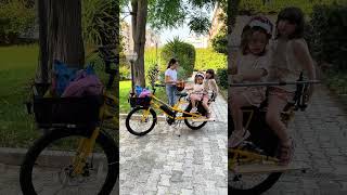 Bici per trasportare 2 bambini: la cargo bike più sicura per trasportare i bambini in città
