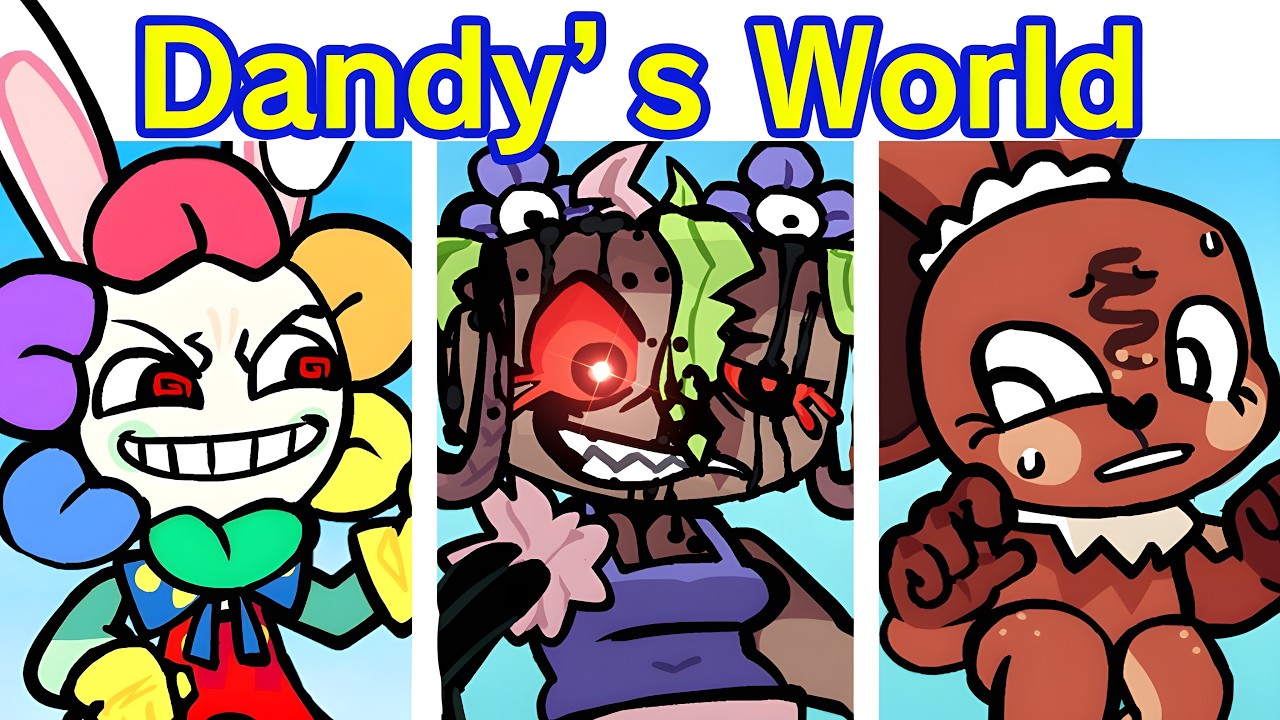 FNF VS Dandy’s World, Cocoa Is in Trouble (Twisted Bassie, Roblox x Friday Night Funkin’ Mod)