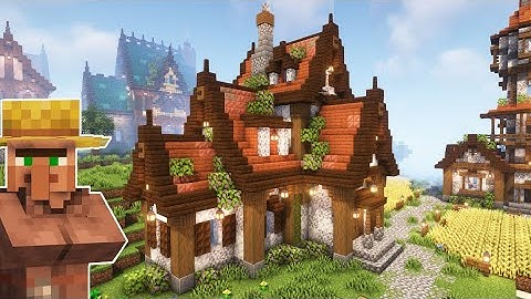 Minecraft | How to make a Medieval Farmhouse | Minecraft Tutorial