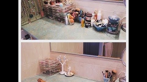 Beauty Declutter (using the konmari method)