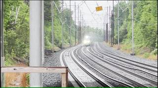 Amtrak Acela Doing 118MPH Past Bowie State Universtiy