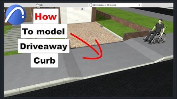 Driveway curb in ArchiCAD | How to model a House - Part -04