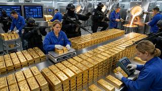 Inside a Billion Dollar Gold Refinery From Raw Ore to 24K Gold Bars