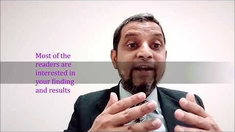 How to write good an effective Abstract for Research Paper: 5 Minutes Information Channel Episode 42