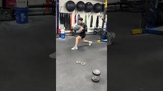 Split Stance Med-Ball Rotational Slam