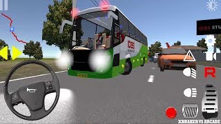 IDBS Bus Lintas Sumatera Simulator Game 2017 Badar Lampung - Android GamePlay FHD Ep#2 screenshot 5