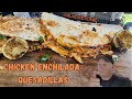 Chicken Enchilada Quesadillas on the Blackstone Griddle  | So EASY