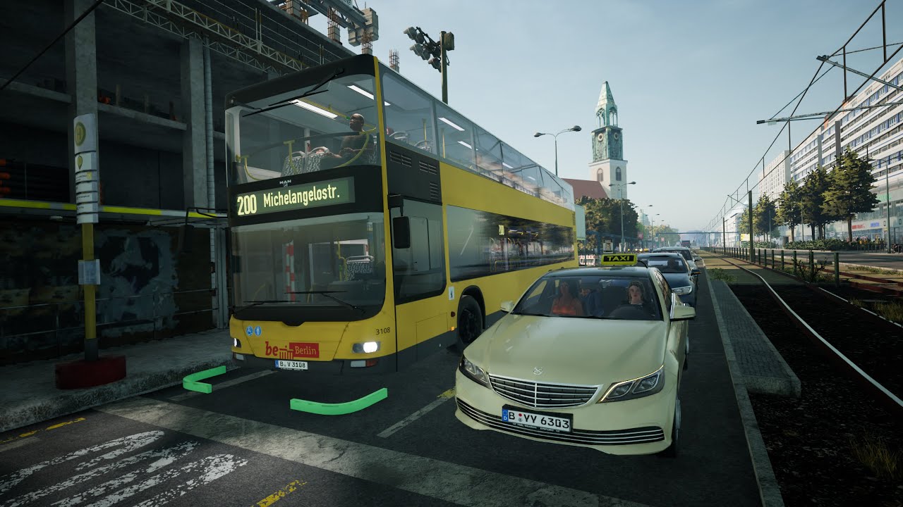 The Bus-Linie 200 mit realen Ansagen