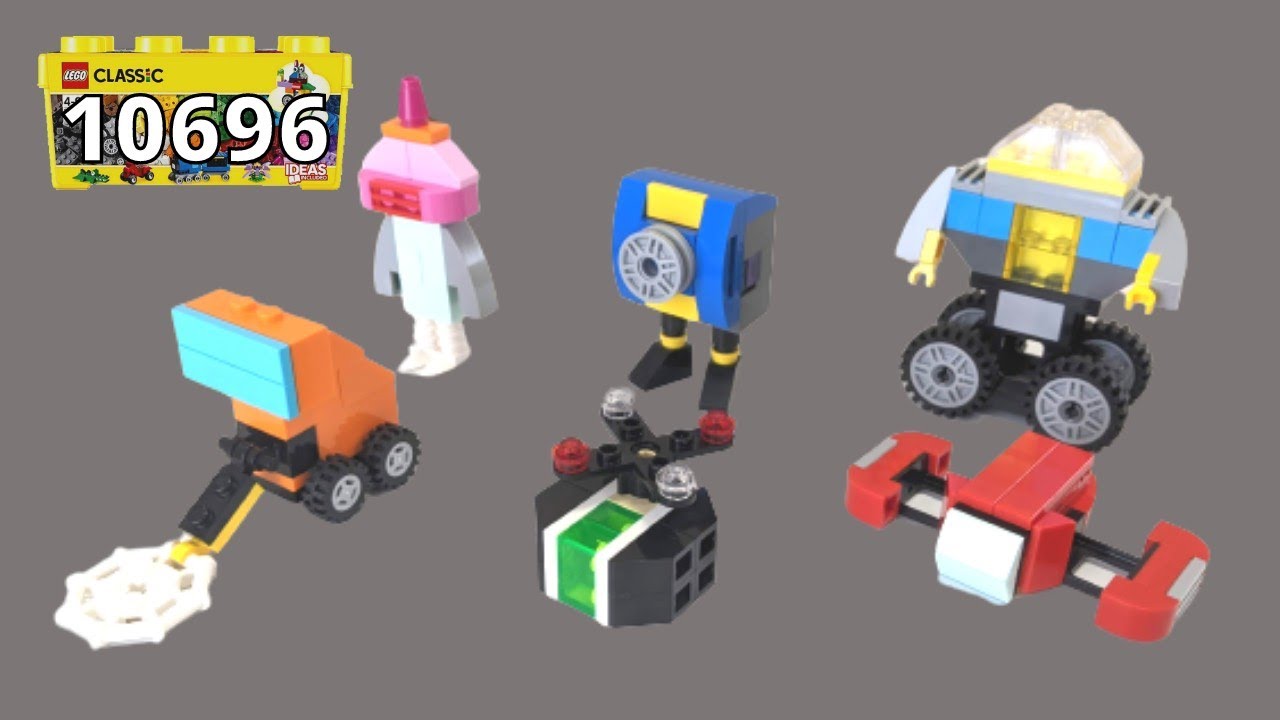 LEGO 10696 ideas: Robots [Tutorial] - YouTube