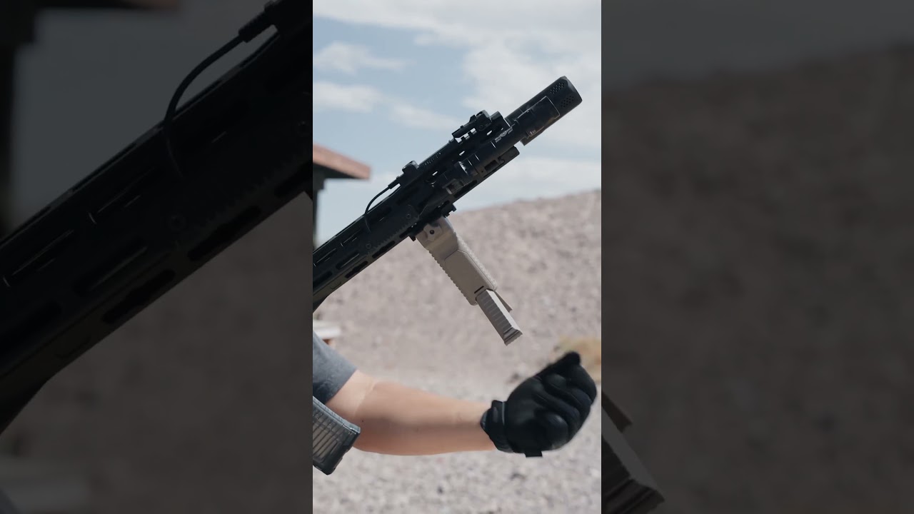 Strike Bipod Grip (Picatinny) great for getting stability quickly.