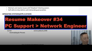 IT Resume Makeover #34 - Janitor to Network Engineer