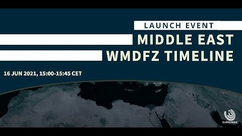 The Middle East Weapons of Mass Destruction Free Zone Timeline.