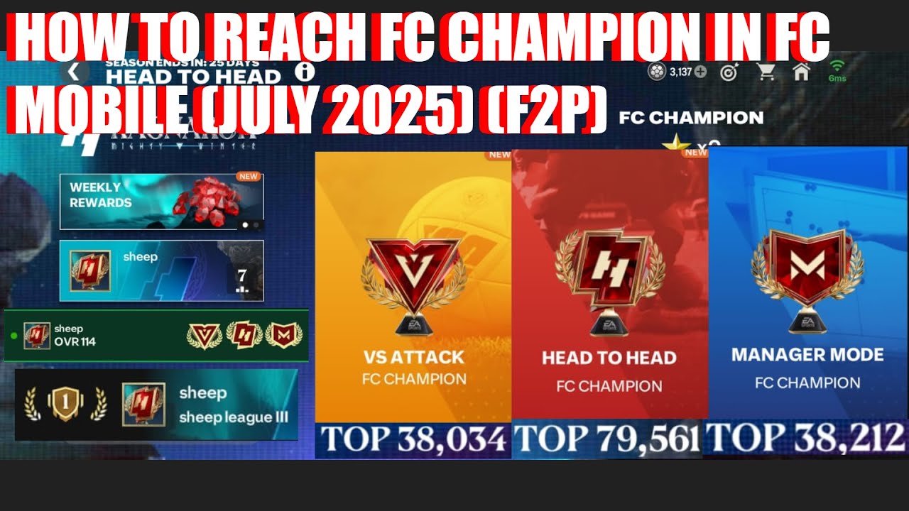 Division Rivals Tips THE ULTIMATE F2P DIVISION RIVALS GUIDE (JULY 2025) - YouTube