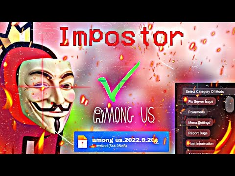 NOVO MOD MENU AMONG US (SEMPRE IMPOSTOR ) ANT-BAN SEM CRASH