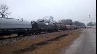 CN train with engine backwards