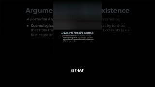 Cosmological Argument: First Cause of the Universe Explained #shorts