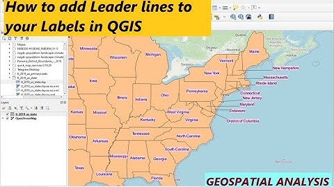 How to Add Leader Lines to Labels in QGIS