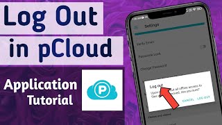 How to Log Out Account in pCloud App screenshot 3