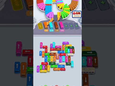 【Bus Fever! Car Jam Escape】レベル202をボーナス枠なしで攻略