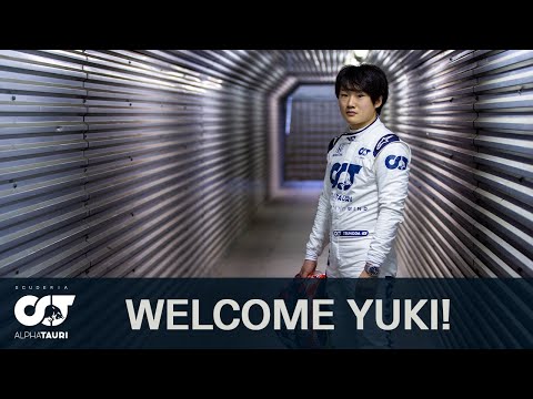 Welcoming... YUKI TSUNODA