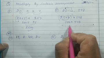 Multiply the number by suitable rearrangement