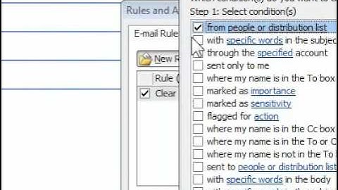 How to automatically add a flag to an email message using a rule in Outlook