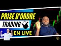 Prise de position en temps reel trading