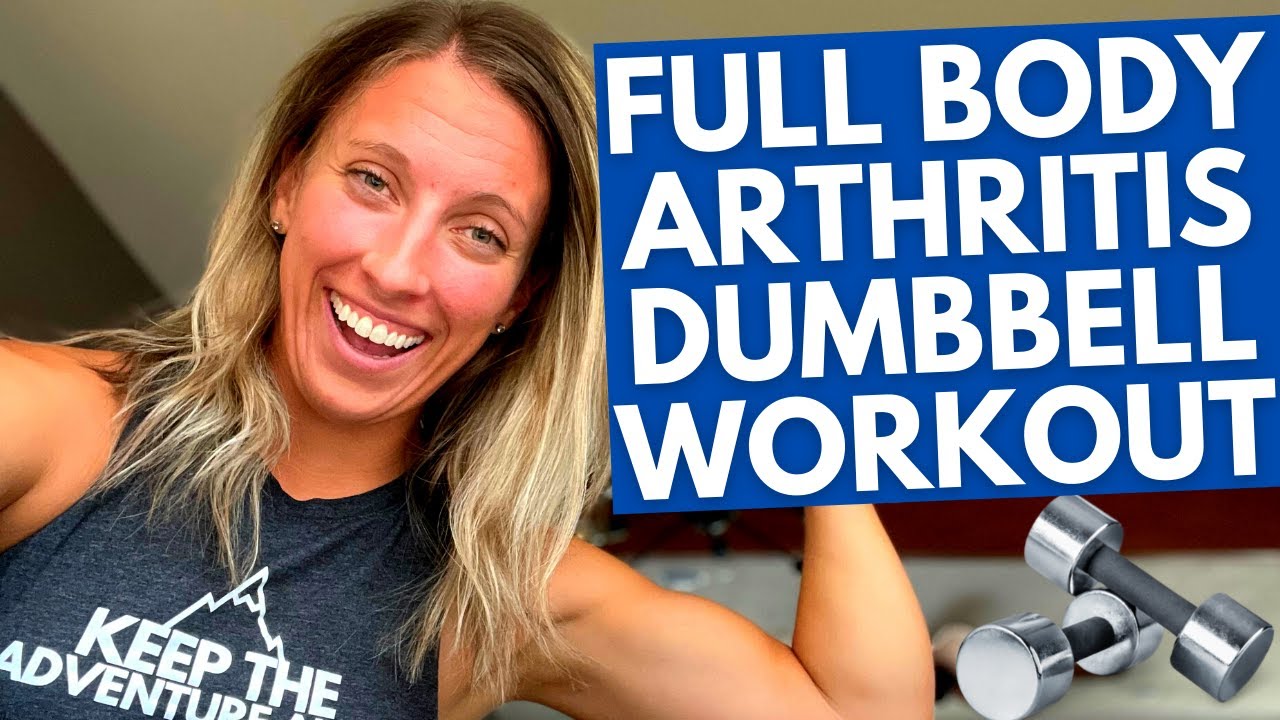Full Body Arthritis Dumbbell Exercises!, 45 minute circuit workout