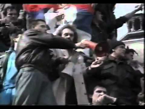 Aleksandar Knezevic Knele i Djordje Bozovic Giska Demonstracije 9 Marta 1991