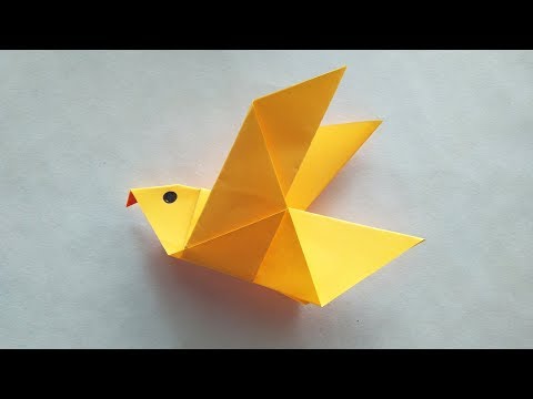 Video: Cómo Hacer Un Pájaro De La Felicidad Con Papel