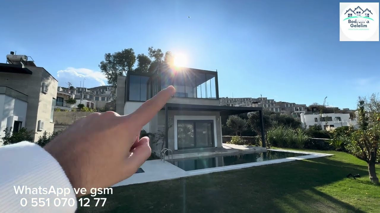 En Uygun Fiyatlı Sıfır Bodrum Gümüşlük Satılık Tam Müstakil Villa Bir Fiyat Sorum Derim