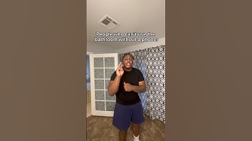 People Who Can’t Use The Bathroom Without A Phone 🤣 #shorts