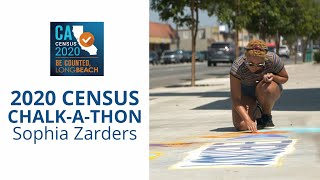 2020 Census Chalk-A-Thon Featuring Sophia Zarders