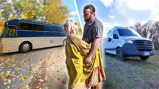 She gets the Bus, I get the Van...