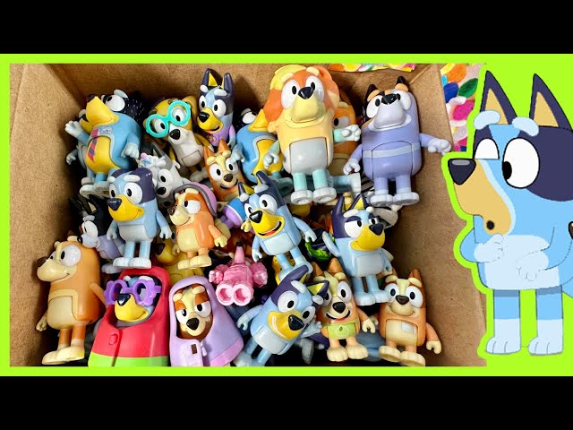 GIANT BLUEY Box of Toys! Bluey Unboxing! Chloe & Bingo Toys! 