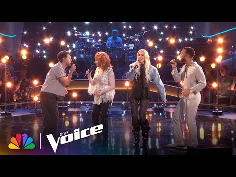 Coaches Niall, John, Reba and Gwen Perform \