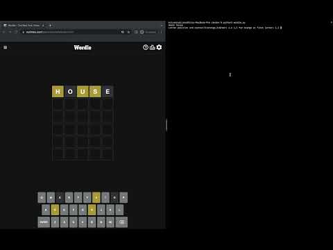 Wordle solver in Python