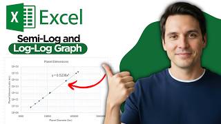 How to Create a Logarithmic Graph in Excel | Semi Log and Log Log (2026 Full Guide)