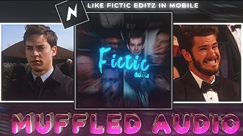 How to Make AE-Like Muffled Audio Effect on Mobile | CapCut + Node Video Tutorial LIKE @fictic_editz
