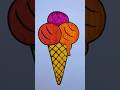 Icecream drawing 😋 #drawing #shorts