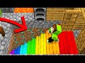 ENCONTRÉ UNA SUPER ESCALERA EN MINECRAFT!!